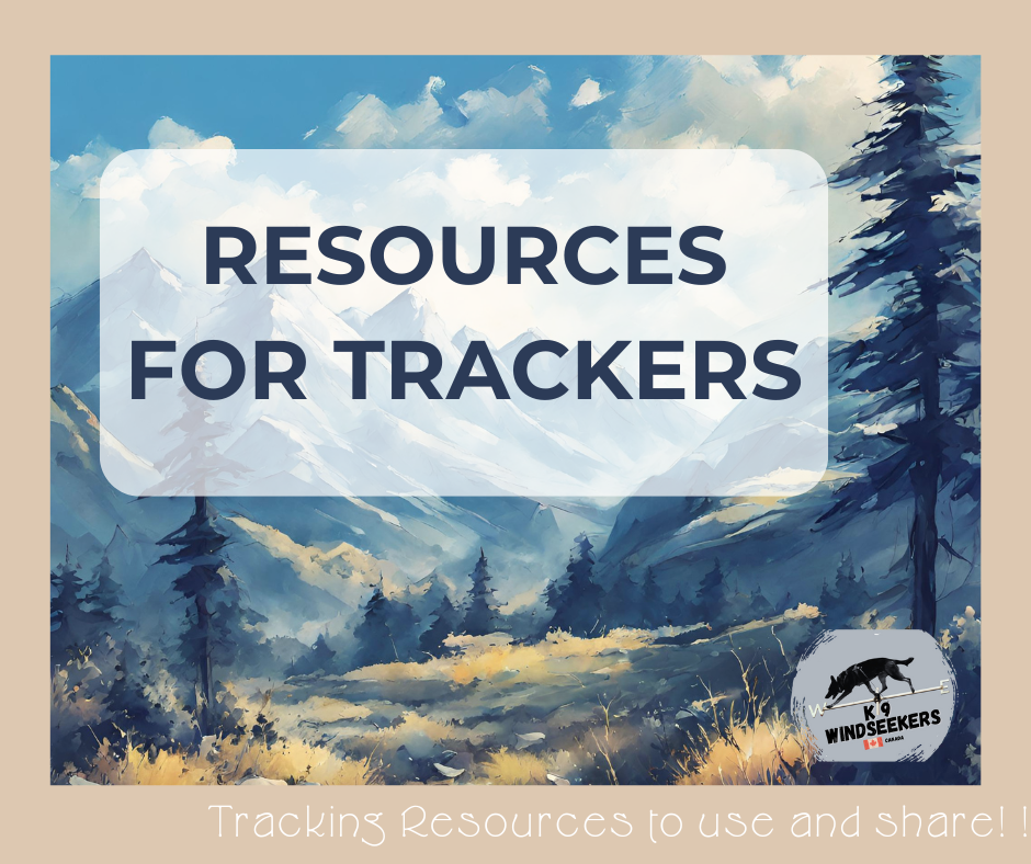 New! Resources for Trackers